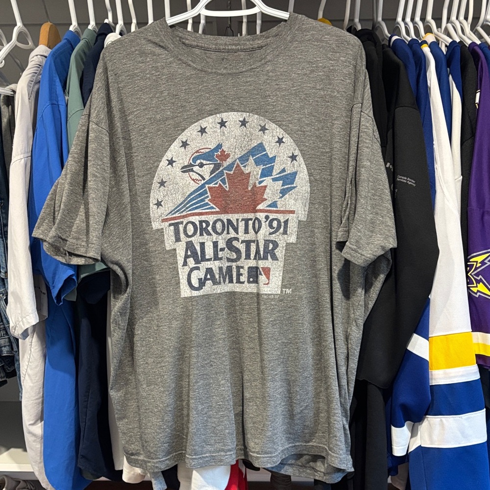 Toronto '91 All-Star Game Gray T-Shirt